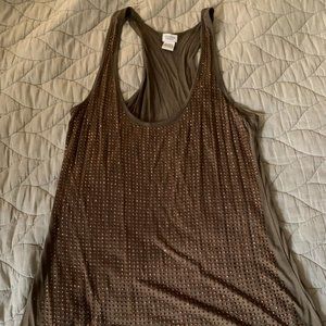 Charming Charlie embellished racerback tank